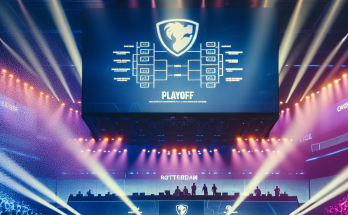 Drabinka play-offów w Rotterdamie na ekranie sceny BLAST po fazie grupowej